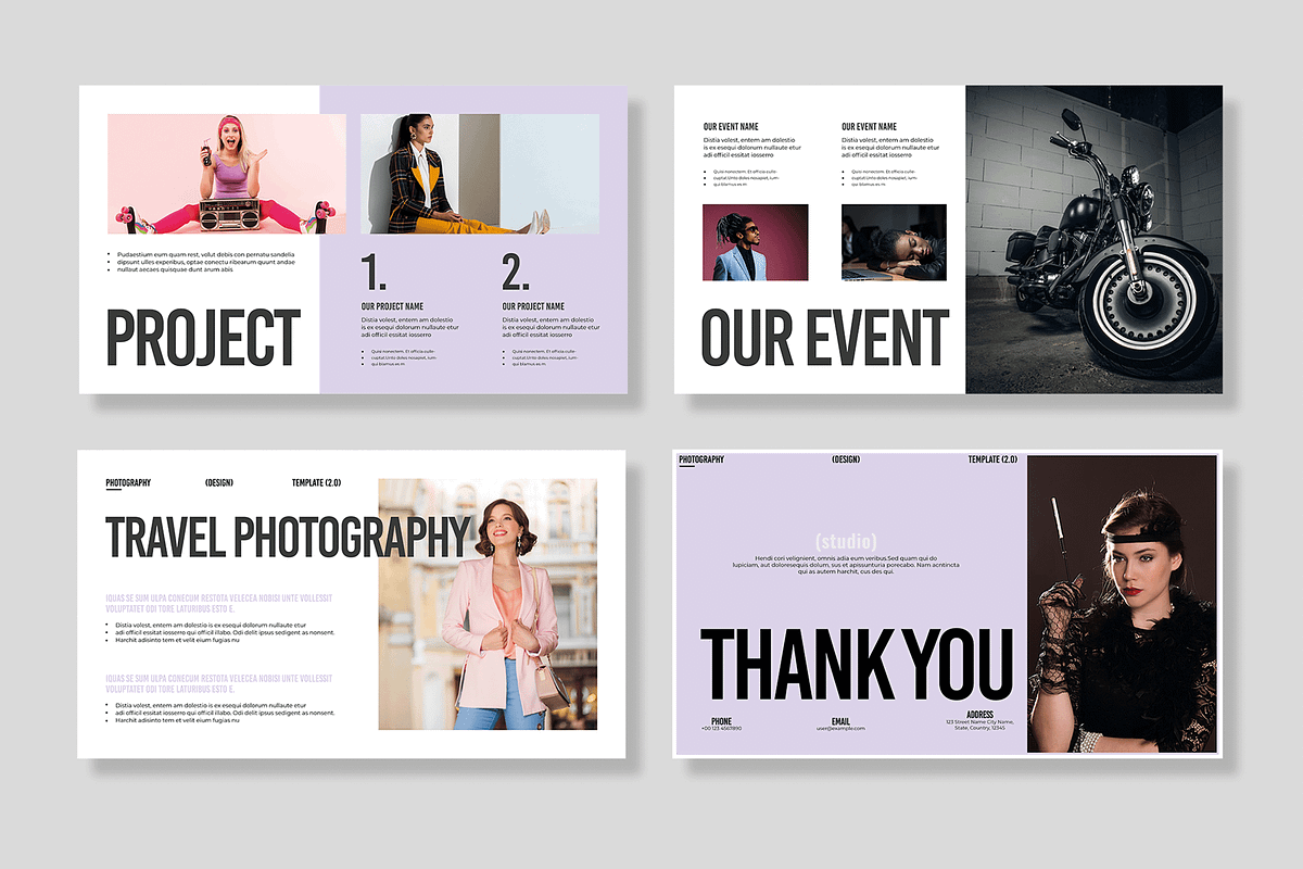 Photography Portfolio Presentation, a Presentation Template by MightyDesign (Photo 5 of 8)