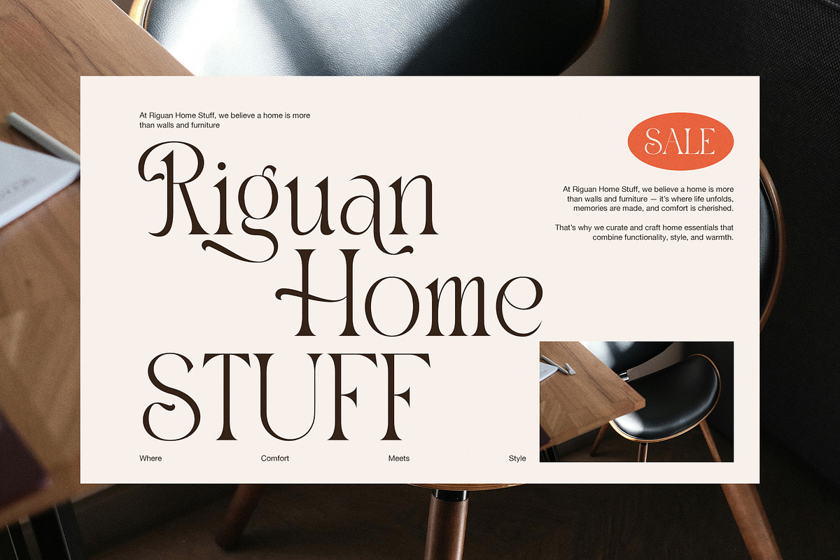 Bungs Elegant Modern Serif Font, a Serif Font by Graphicxell (Photo 5 of 8)