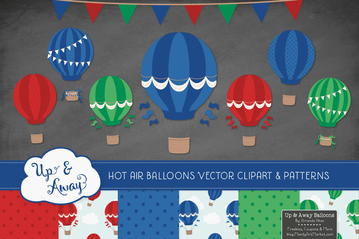 Crayon Box Boy Hot Air Balloons, an Illustration by Amanda Ilkov (Photo 2 of 5)