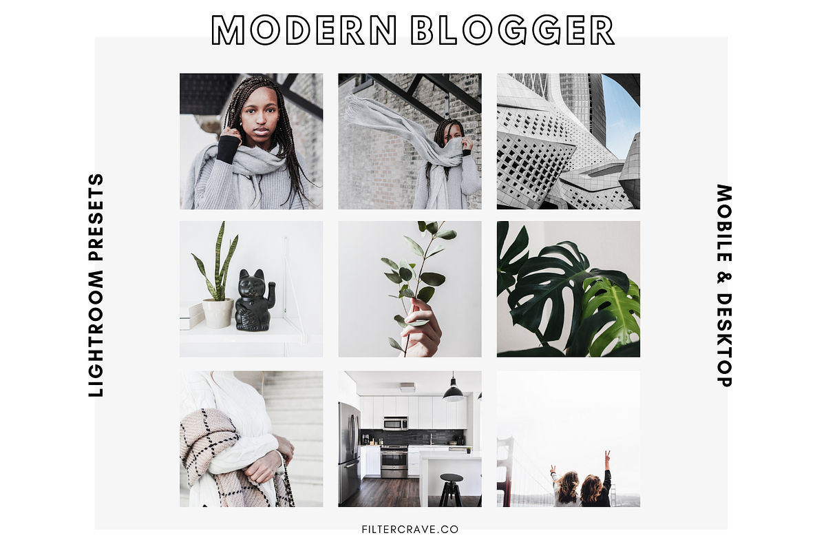 Modern Blogger Lightroom Presets IG, an Action Add-On by Filtercrave (Photo 3 of 8)