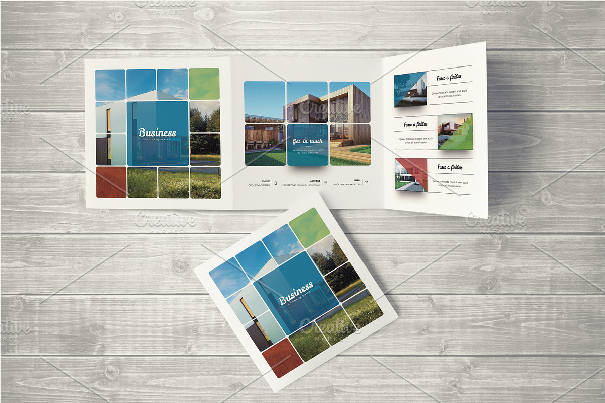 Multipurpose Square Brochure, a Brochure Template by ShapShapy (Photo 2 of 6)