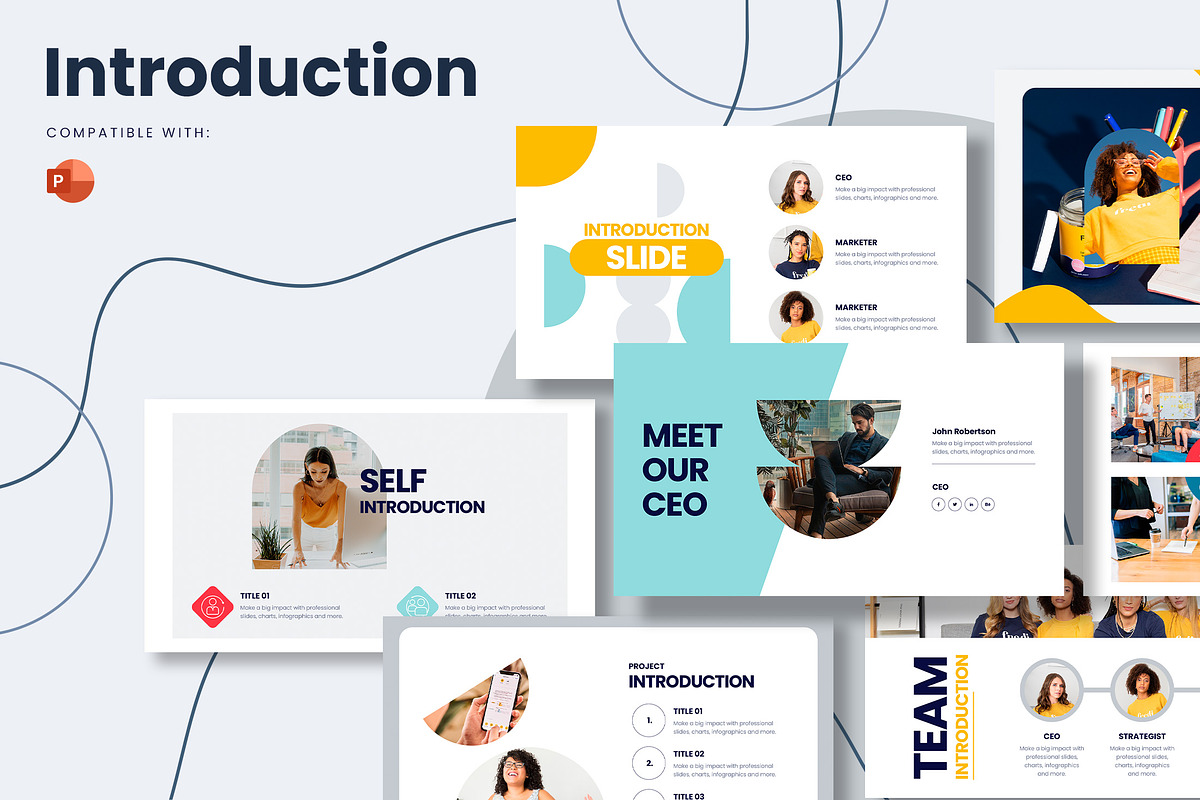 Introduction Powerpoint Template, a Presentation Template by Slidesmash (Photo 1 of 4)
