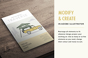 Vintage Land Rover with rooftop tent, a Transportation Illustration by the cabin supply co (Thumbnail 3 of 3)