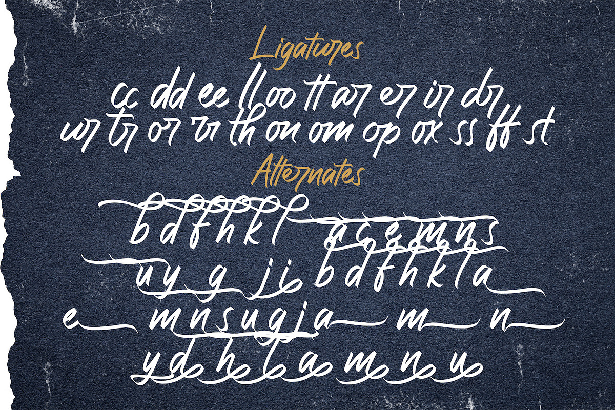 Angika Jaya - Handwritten Font, a Script Font by StringLabs (Photo 11 of 11)