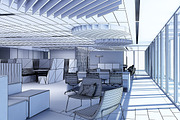 Full Office Interior 26, an Architecture 3D Model by Giimann (Thumbnail 17 of 23)