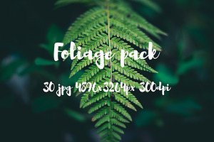 Foliage pack