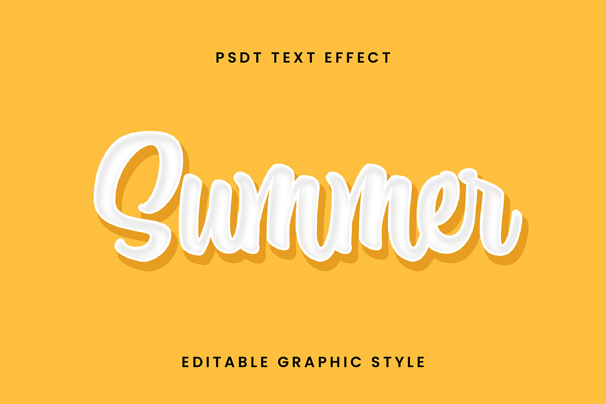 Glossy Script Text Effect