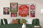 Art Deco Floral Bouquets Posters, a Decorative Illustration by Blynn Pippen (Thumbnail 2 of 10)