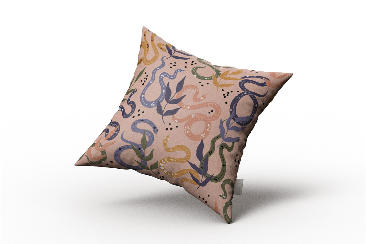Modern snakes & Floral set., an Object Graphic by Alona Savchuk (Photo 4 of 14)