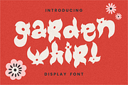 Garden Whirl - Display Font, a Font by PutraCetol Studio (Thumbnail 1 of 5)