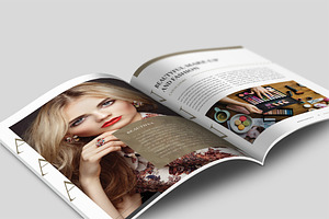 Magazine Template Fashion Theme