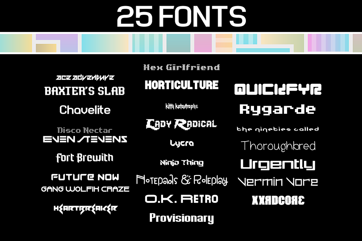 Professional Fonts 2015 Collection preview 2