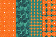 Retro Orange Slices Bundle, a Wallpaper Graphic by Mintpoptrend (Thumbnail 7 of 7)