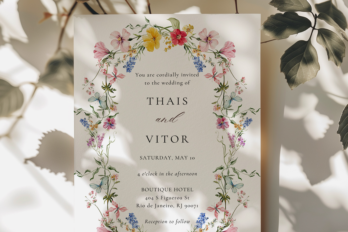 Whimsical Wildflowers - Watercolor, a Decorative Illustration by ThaismotaCreativeCo (Photo 2 of 9)