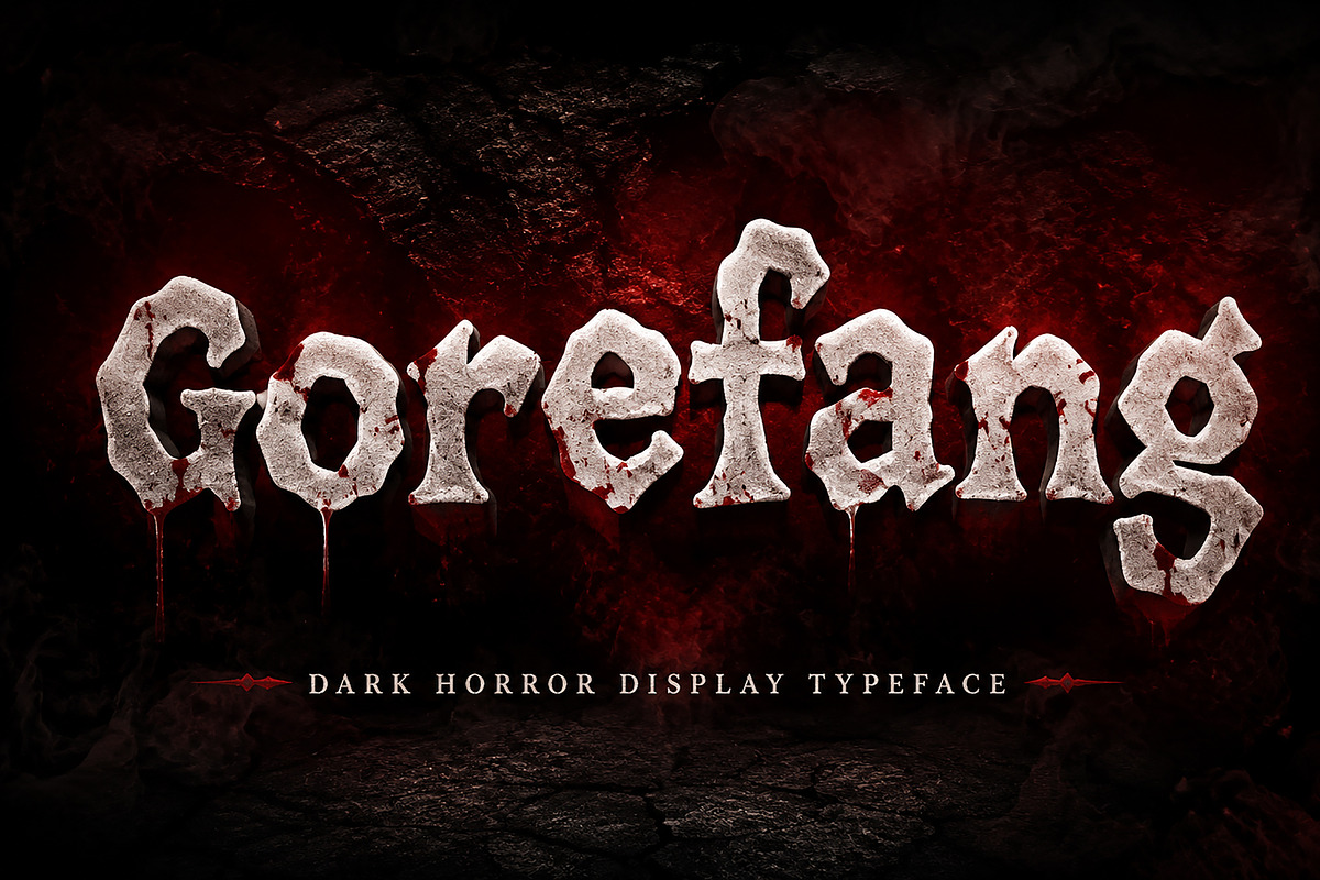 Gorefang, a Blackletter Font by Wow Magic (Photo 1 of 4)
