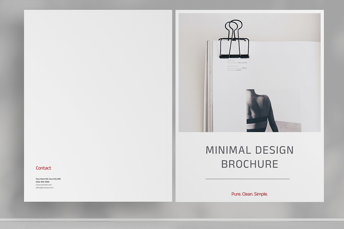 Minimal Lifestyle Brochure Template preview 2