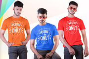 Male t-shirt Mockup-V-2-001, a Shirt Mockup by designvillage (Thumbnail 3 of 6)