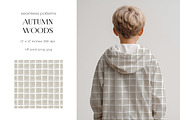 Autumn Woods — seamless patterns, a Pattern Graphic by PROTEA Watercolor Studio (Thumbnail 4 of 5)
