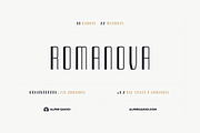 Romanova – A Luxury Font Family, a Sans Serif Font by alpercakici (Thumbnail 19 of 19)