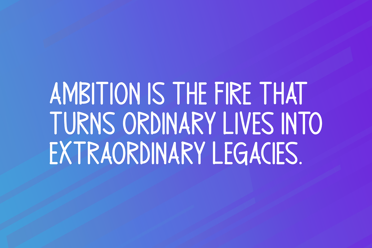 Rising Ambition Typeface, a Handwritten Font by Seemly Fonts (Photo 4 of 5)