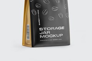 Stand Up Matte Pouch With Mockup