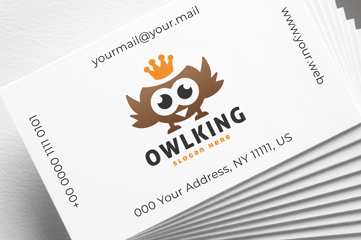 Owl King Bird Logo, a Branding & Logo Template by Design_Planet (Photo 2 of 4)