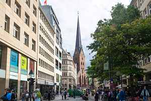 Hamburg, Germany, September 12, 2026 — View along a busy stree