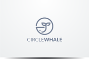 Circle Whale Logo, a Branding & Logo Template by yopie (Thumbnail 1 of 3)