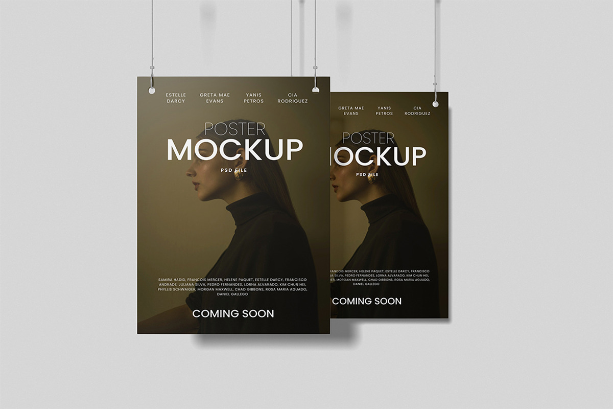 Poster Mockup, an Advertising Mockup by swsi-studio (Photo 5 of 6)