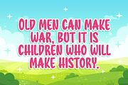 Simple Morning a Playful Font, a Font by Blankids Studio (Thumbnail 3 of 6)