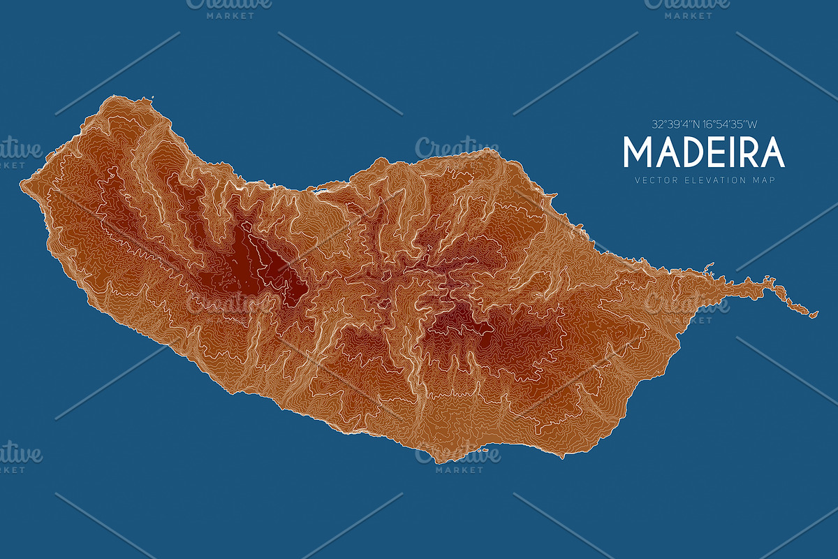 Madeira Islands Maps, an Object Graphic by GarryKillian (Photo 4 of 4)