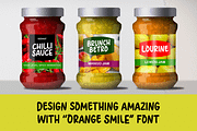 Orange Smile – Playful Display Font, a Sans Serif Font by overlaytemplates (Thumbnail 3 of 5)
