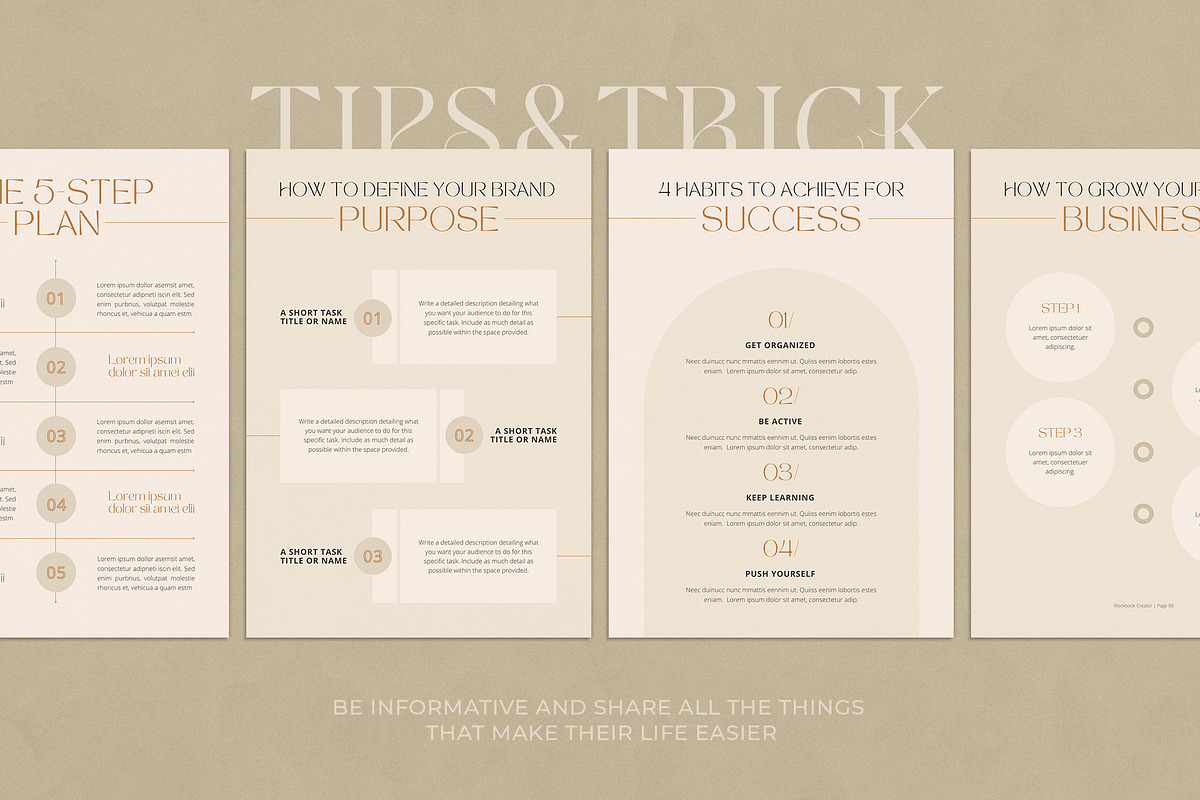 Bundle eBook and Workbook | CANVA, a Marketing Template by Eesome Design Studio (Photo 20 of 35)