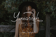 Yuniarsih // Luxury Signature Font, a Script Font by yantodesign (Thumbnail 1 of 9)