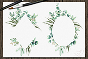 Eucalyptus Frames Illustration, a Decorative Illustration by DioFlow (Thumbnail 2 of 6)