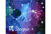 12 Zodiac signs on watercolor, a Texture Graphic by Sunshine Art Shop (Thumbnail 10 of 13)