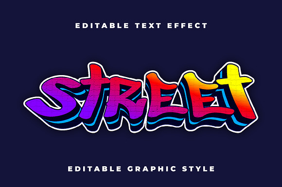 Street Graffiti Gradient Text Effect preview 4
