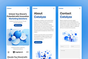 Catalyze Framer Agency Template