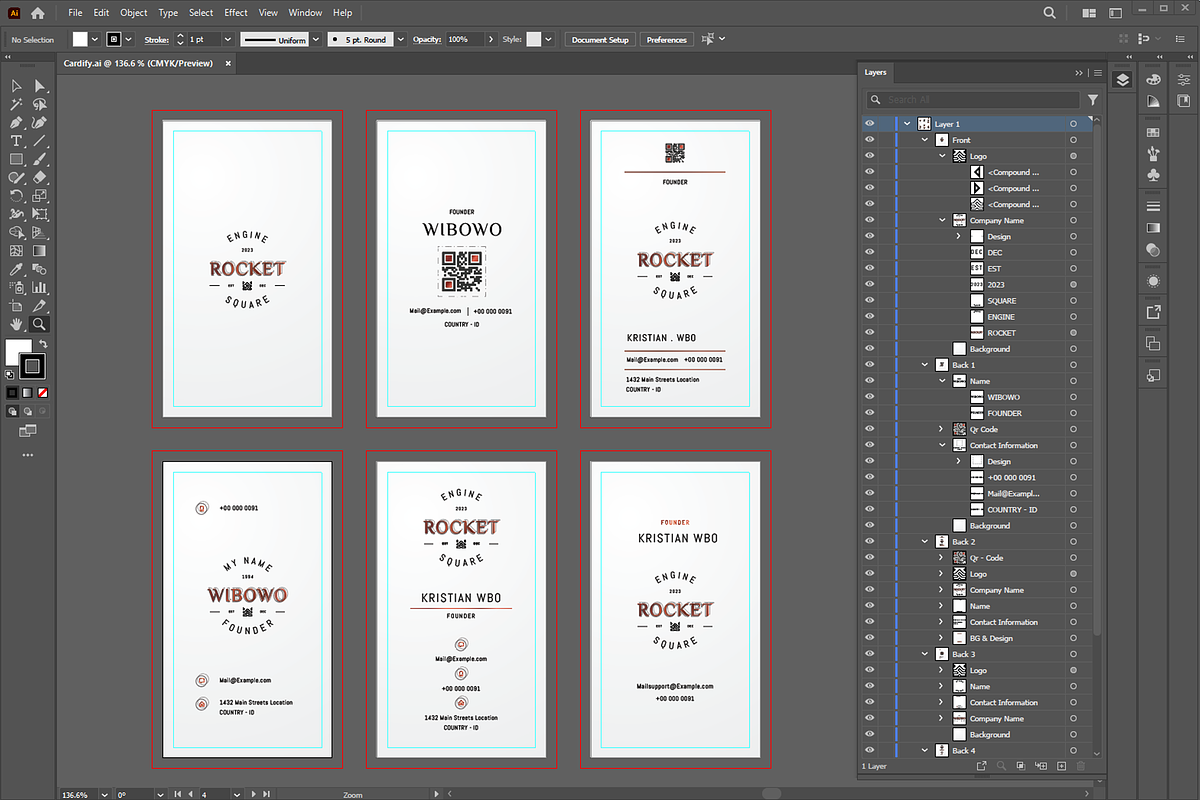 Cardify - Business Card Template, a Business Card Template by Ctrl space studio (Photo 7 of 9)