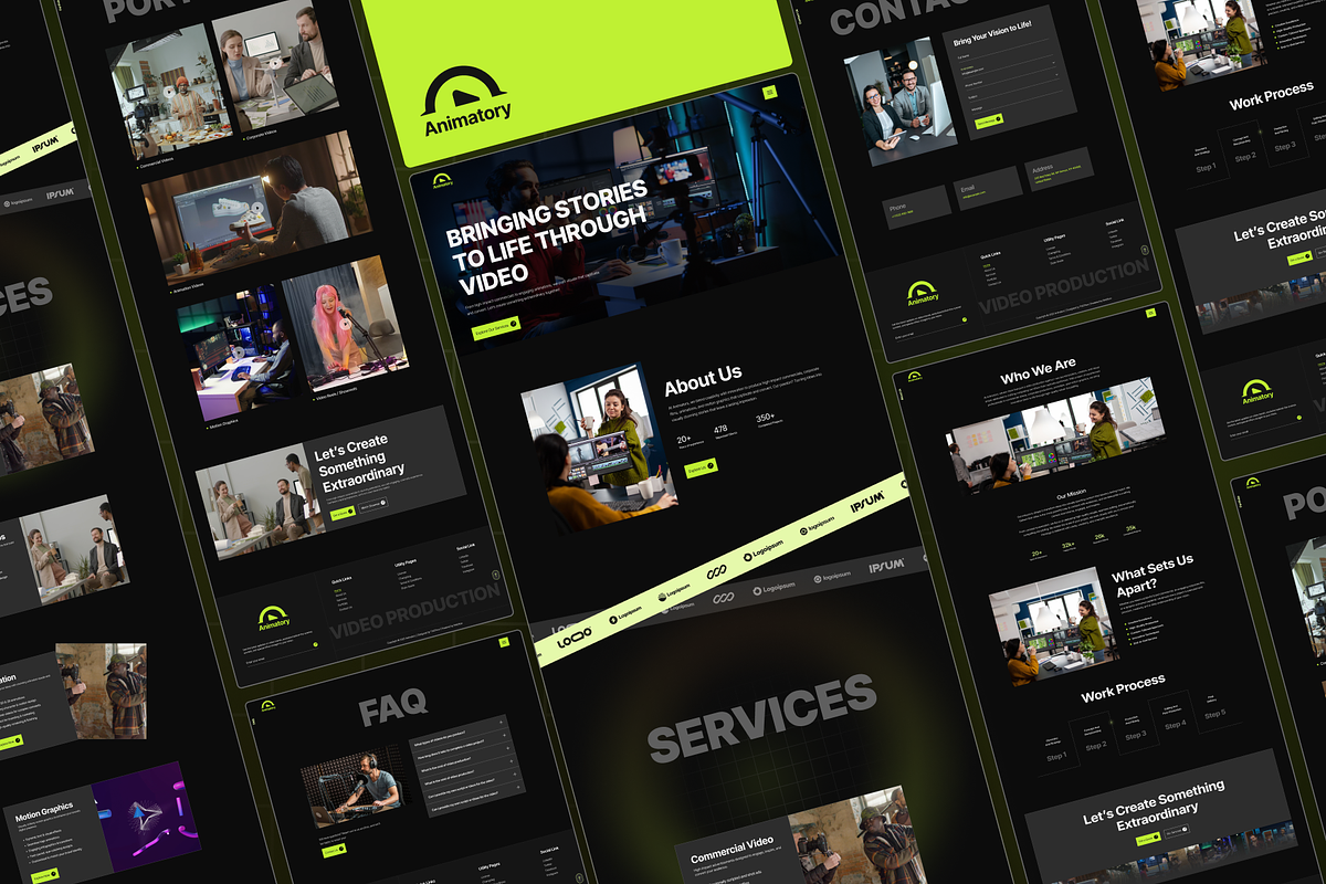 Animatory - Creative Agency Template preview 5