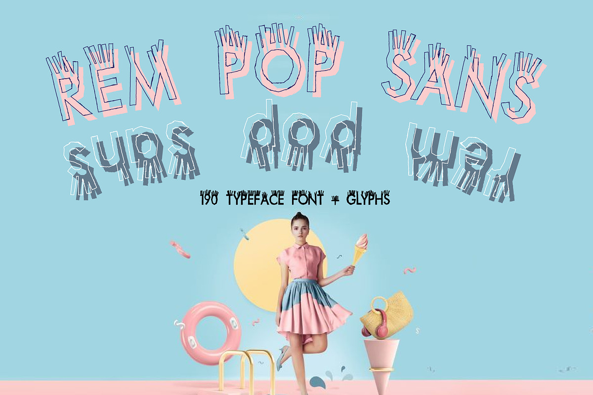 Rem Pop Sans, a Sans Serif Font by cromatixclassroom (Photo 6 of 13)