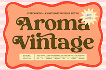 Aroma Vintage - Retro Serif Font