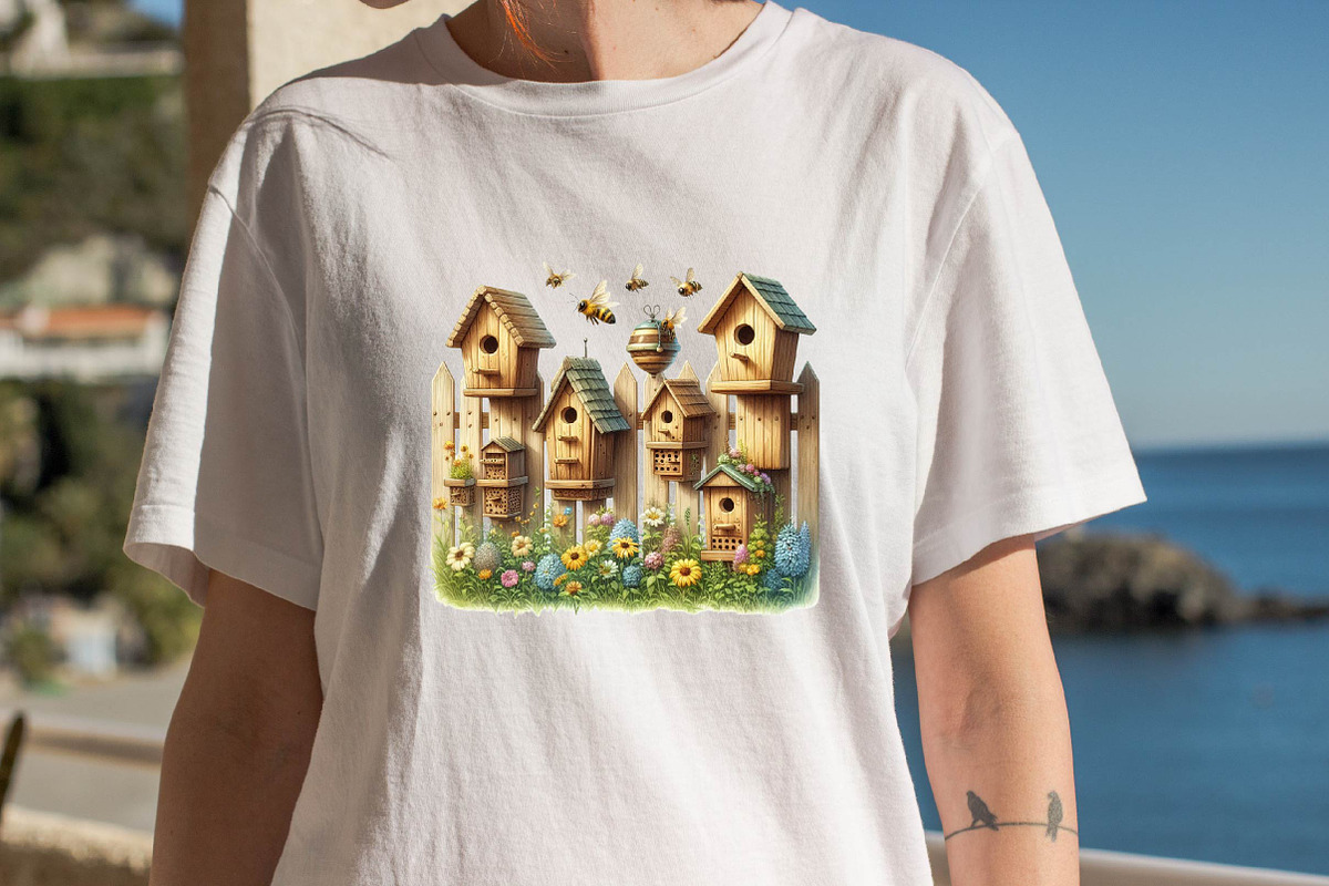 Summer Wooden Fence Sublimation Clip, an Illustration by SVGArt (Photo 7 of 8)