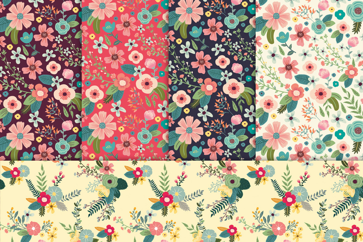 The big flower bundle, an Illustration by CLIPART GARDEN (Photo 2 of 5)