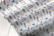 Scientific Lab - clipart & patterns, an Education Illustration by Visual Animal (Thumbnail 3 of 6)
