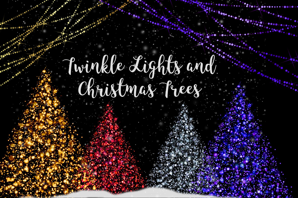 Bokeh Christmas trees and lights, an Object Graphic by Paper Farms (Photo 1 of 4)
