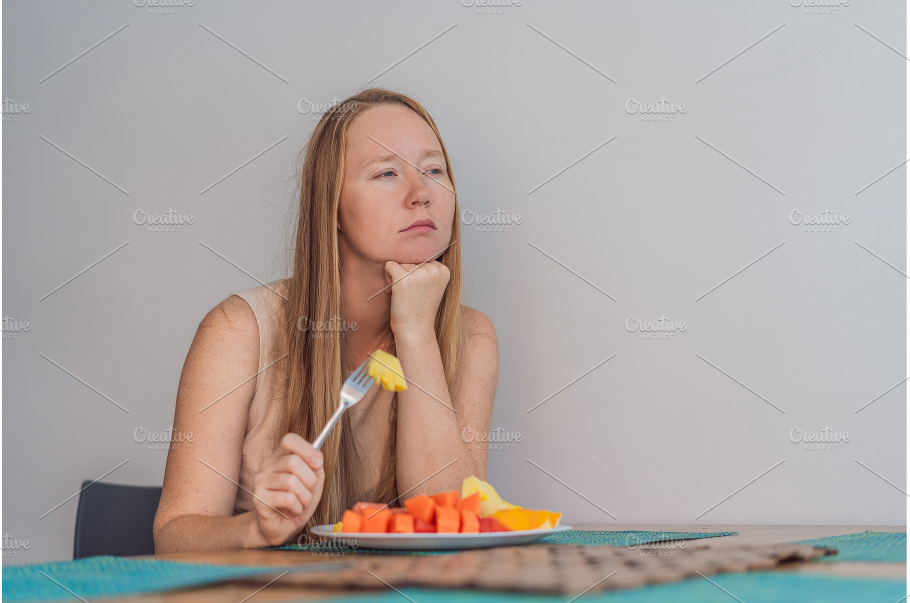 Woman enjoying a peaceful breakfast, a Person Photo by Elizaveta Galitskaya