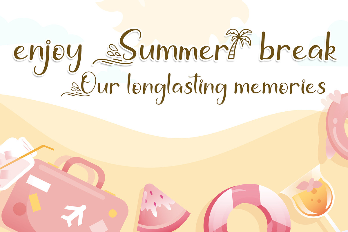 Summer Story, a Font by AEN Creative Studio (Photo 7 of 10)