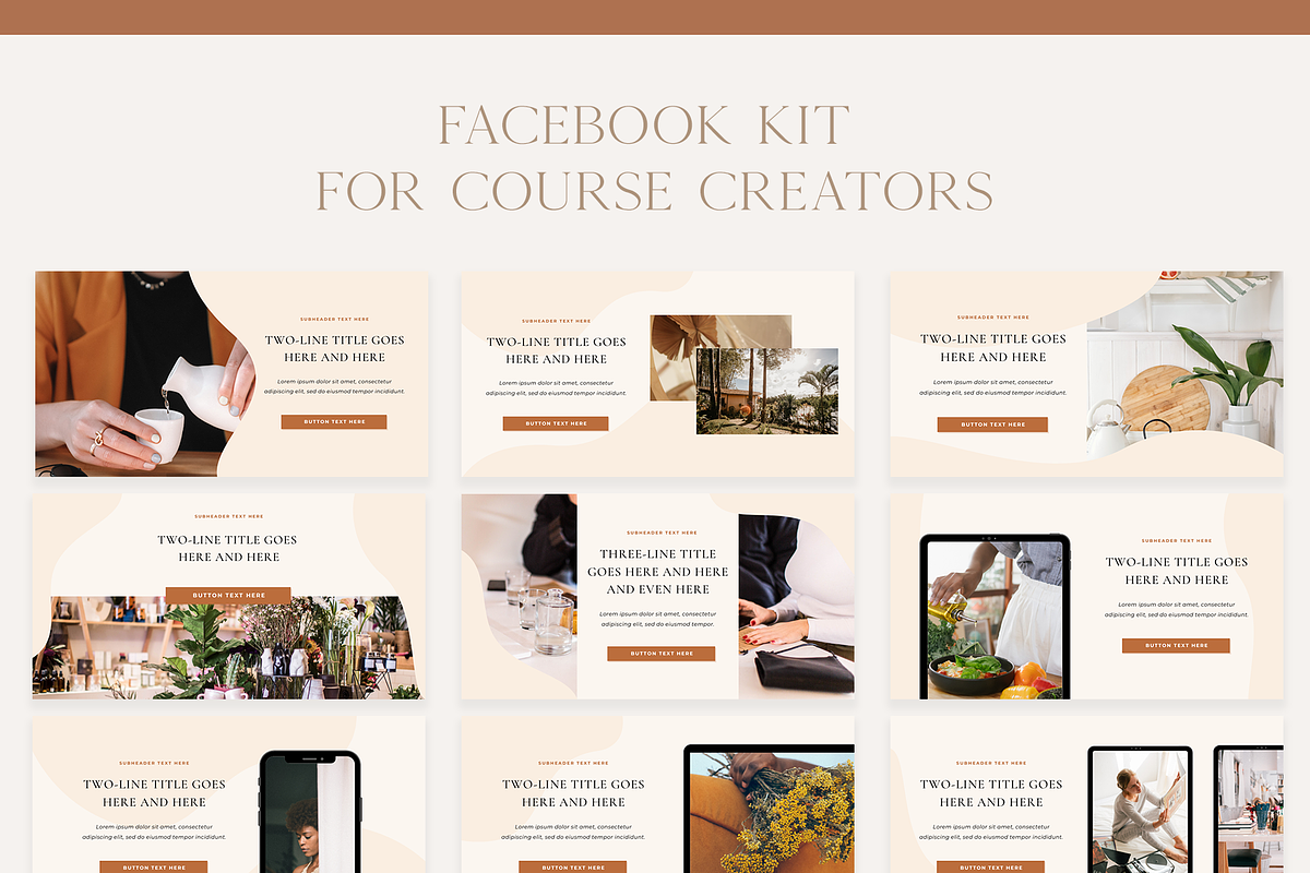 Facebook Kit for Course Creators, a Social Media Template by Ralony (Photo 10 of 11)