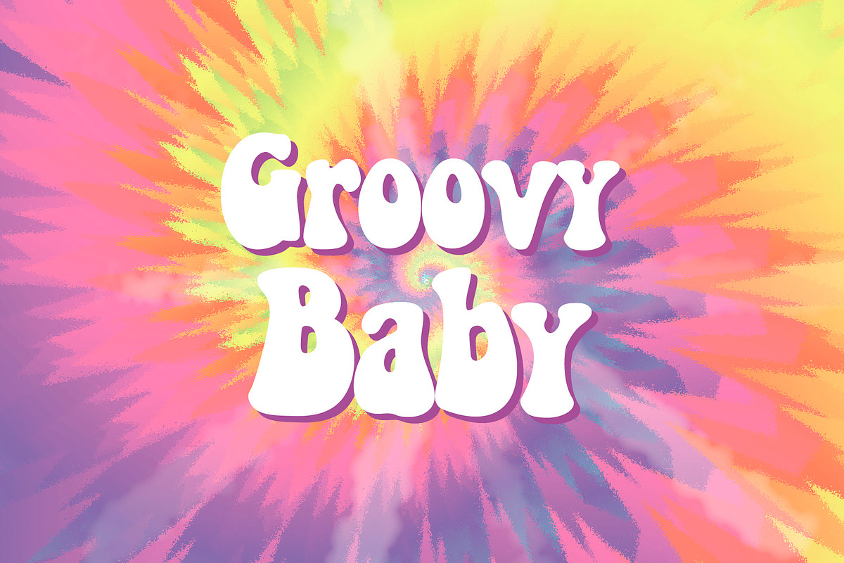 The best Sixties Hippie Font, a Sans Serif Font by Little Type Factory (Photo 10 of 12)